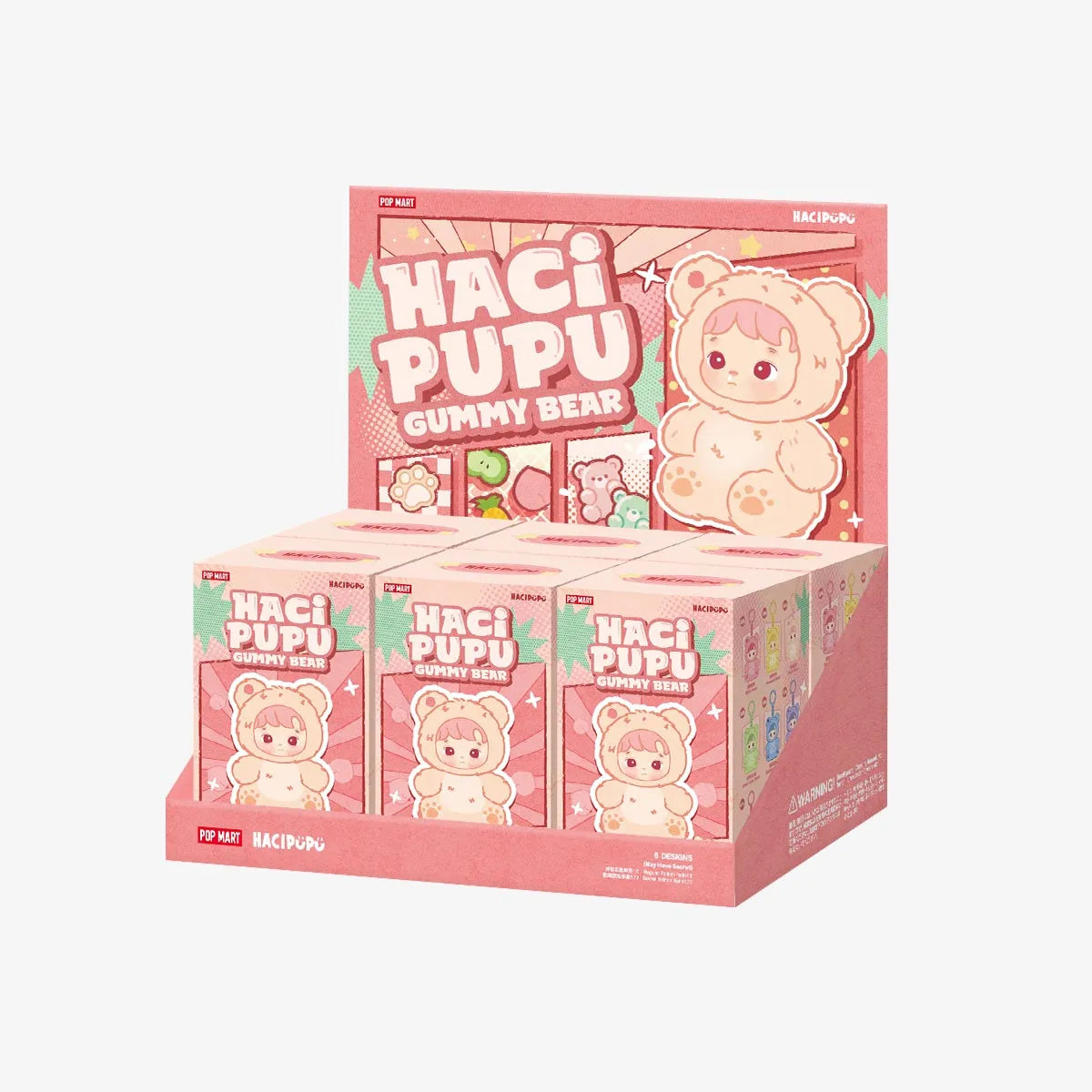 HACIPUPU Gummy Bear Series-Vinyl Plush Pendant Blind Box
