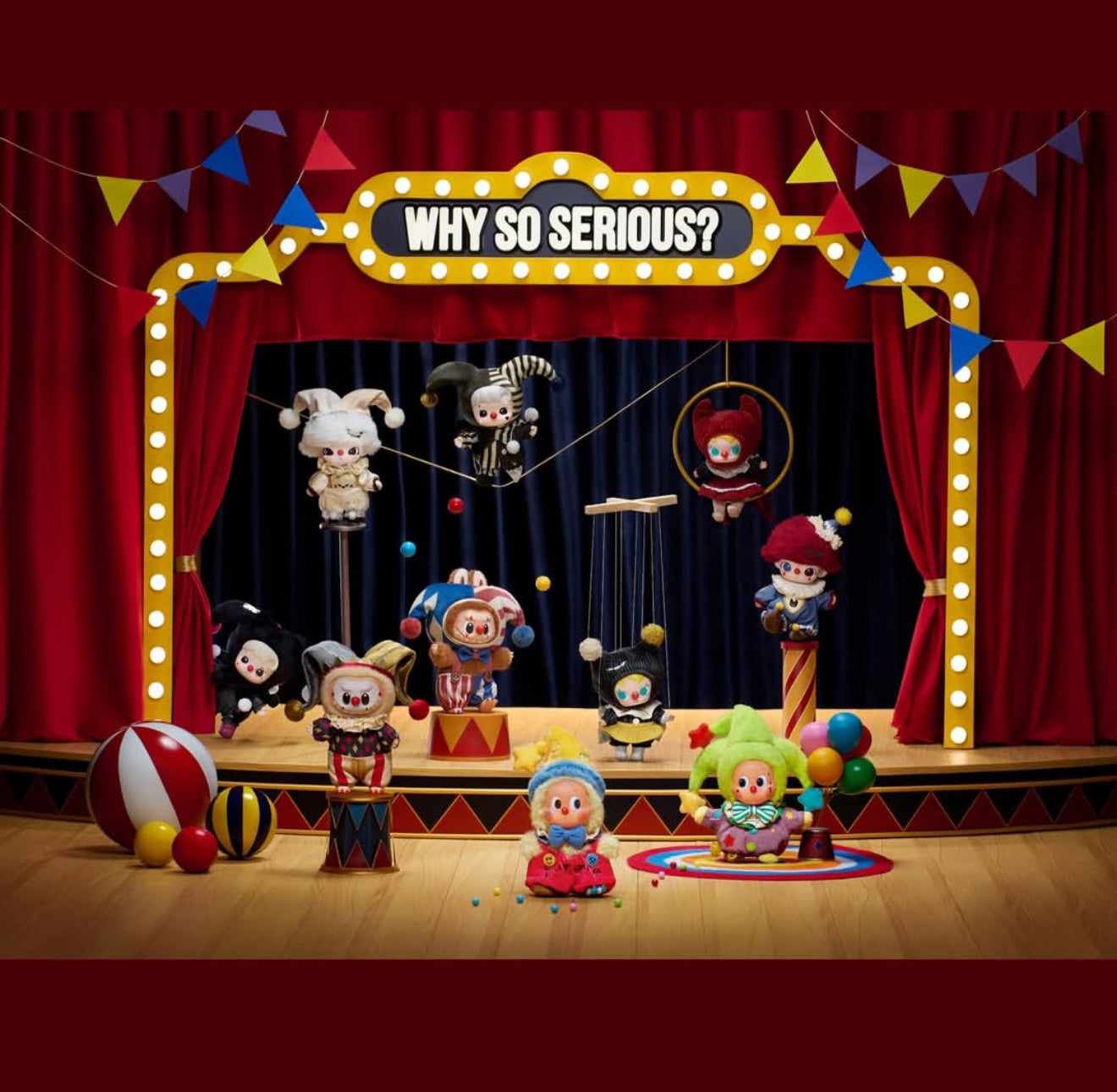 WHY SO SERIOUS Series-Vinyl Plush Pendant Blind Box