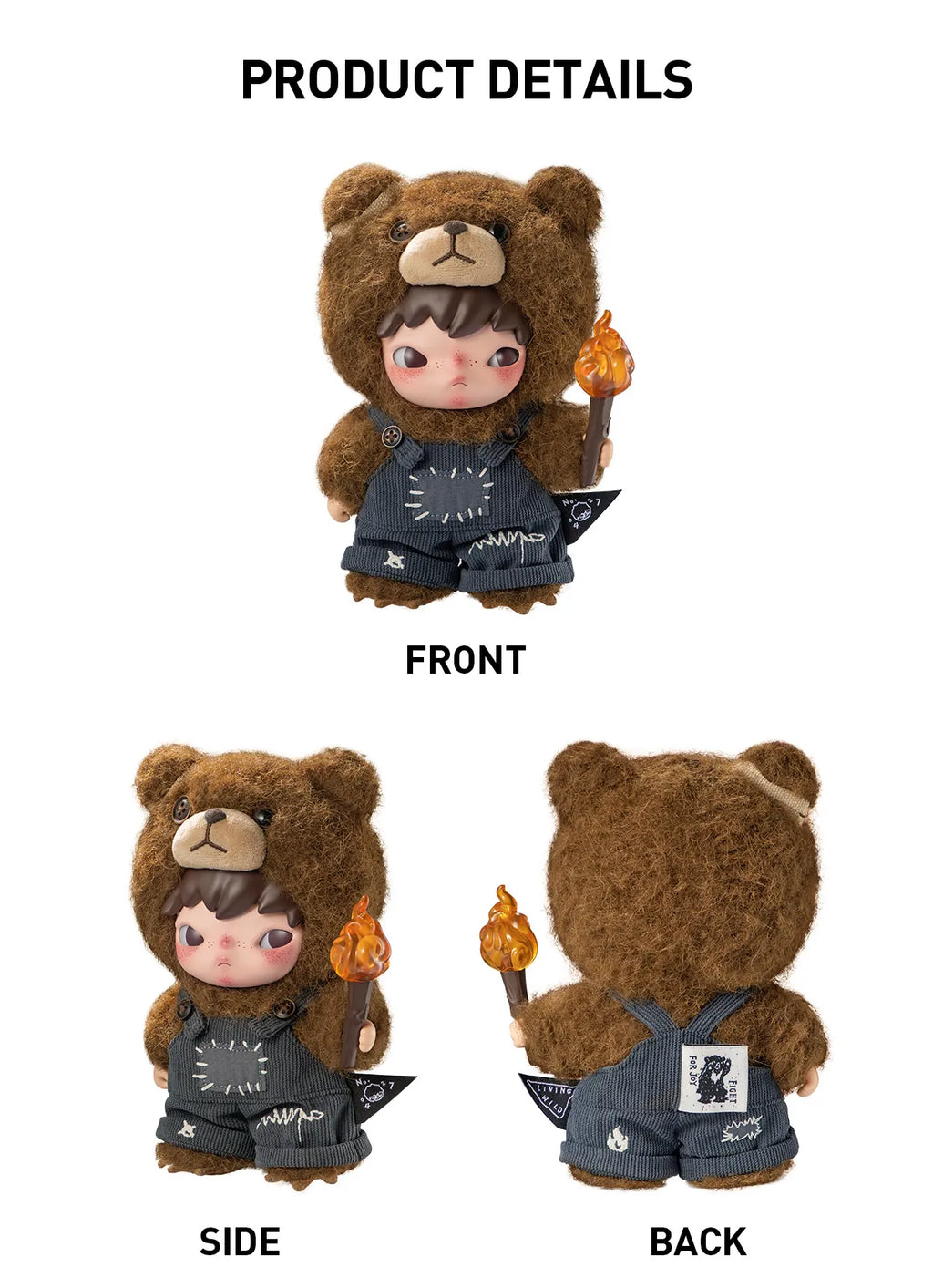 Hirono Living Wild-Fight for Joy Plush Doll